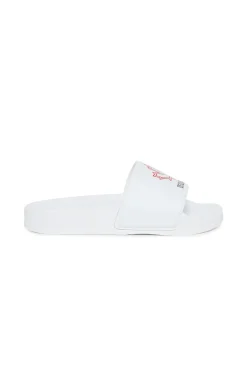 DSQUARED2 Slide slippers with Maple Leaf outline | Bambino Sandali E Ciabatte | Ciabatte E Sandali