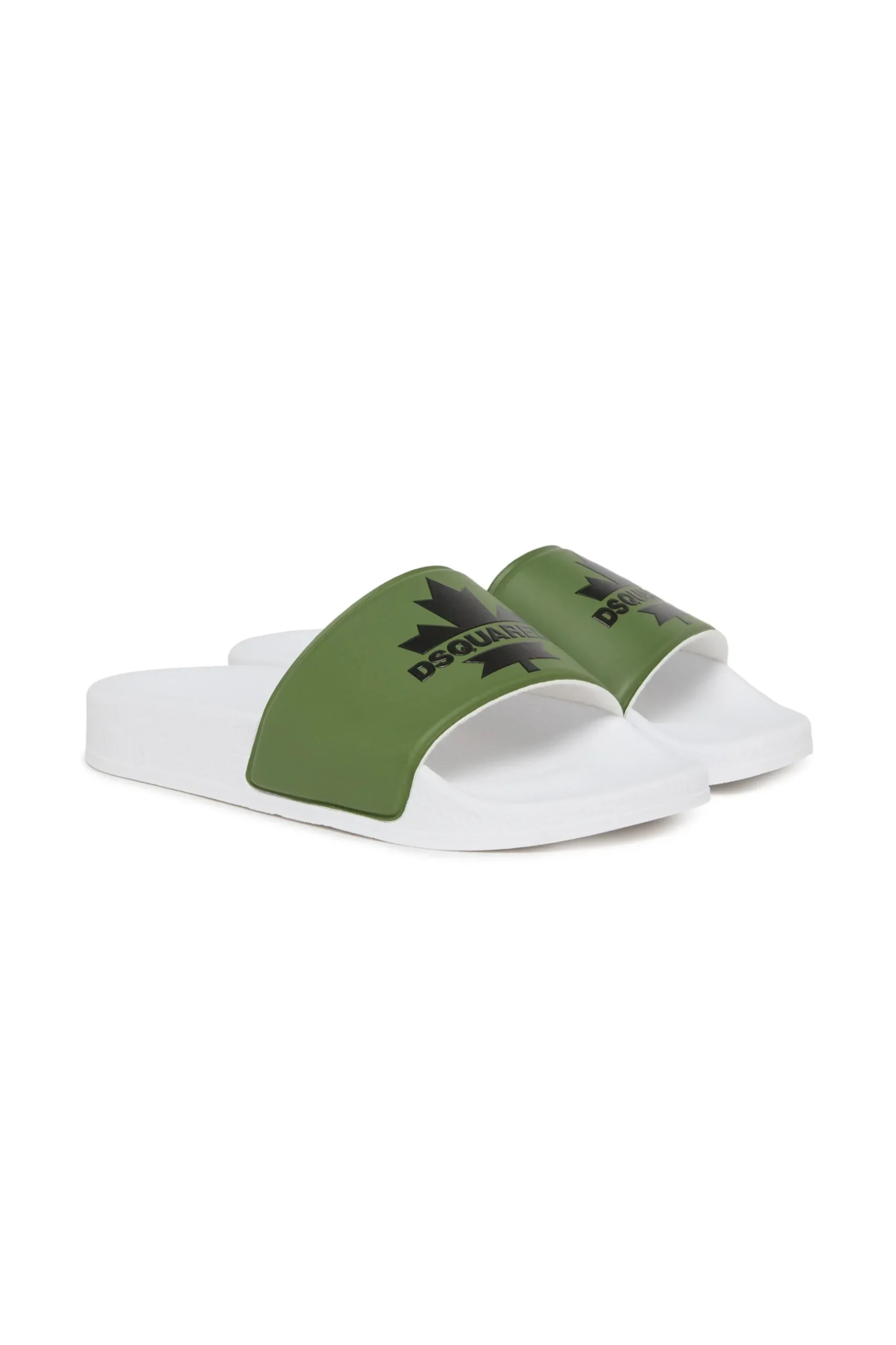 DSQUARED2 Slide slippers with Maple Leaf | Bambino Sandali E Ciabatte | Ciabatte E Sandali