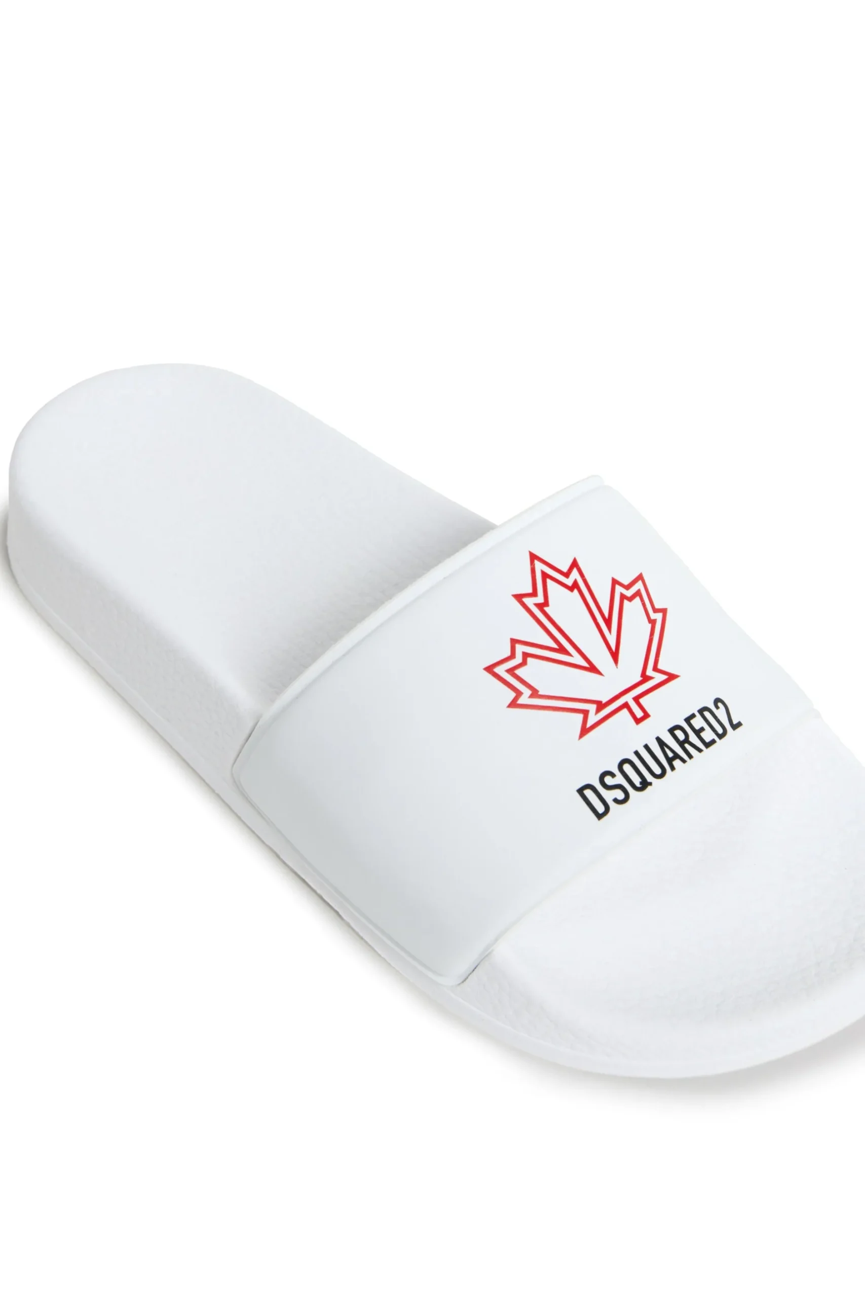 DSQUARED2 Slide slippers with Maple Leaf outline | Bambino Sandali E Ciabatte | Ciabatte E Sandali