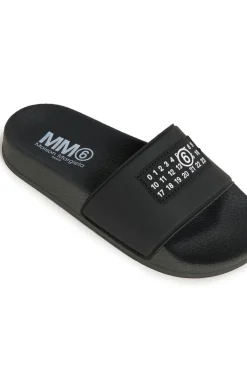 MM6 MAISON MARGIELA Slide slippers with Numeric logo | Bambino Sandali E Ciabatte | Ciabatte E Sandali