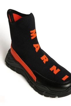 MARNI Sneakers a calzino con maxi logo | Sneakers | Sneakers