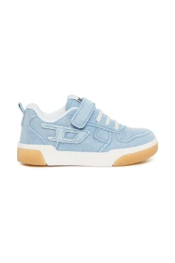 DIESEL Sneakers basse D-Skt Strap in denim | Bambino Denim-Mania | Denim-Mania