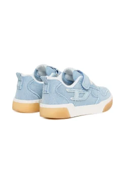 DIESEL Sneakers basse D-Skt Strap in denim | Bambino Denim-Mania | Denim-Mania