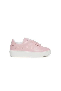MARNI Sneakers basse in pelle con logo | Sneakers | Sneakers