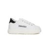 DSQUARED2 Sneakers basse in pelle con logo | Scarpe | Neonato