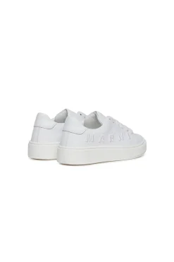 MARNI Sneakers basse in pelle con logo | Sneakers | Sneakers