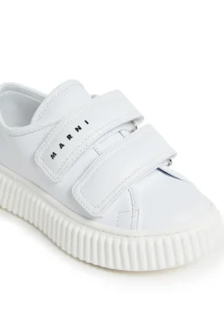 MARNI Sneakers basse in pelle con strap | Sneakers | Sneakers