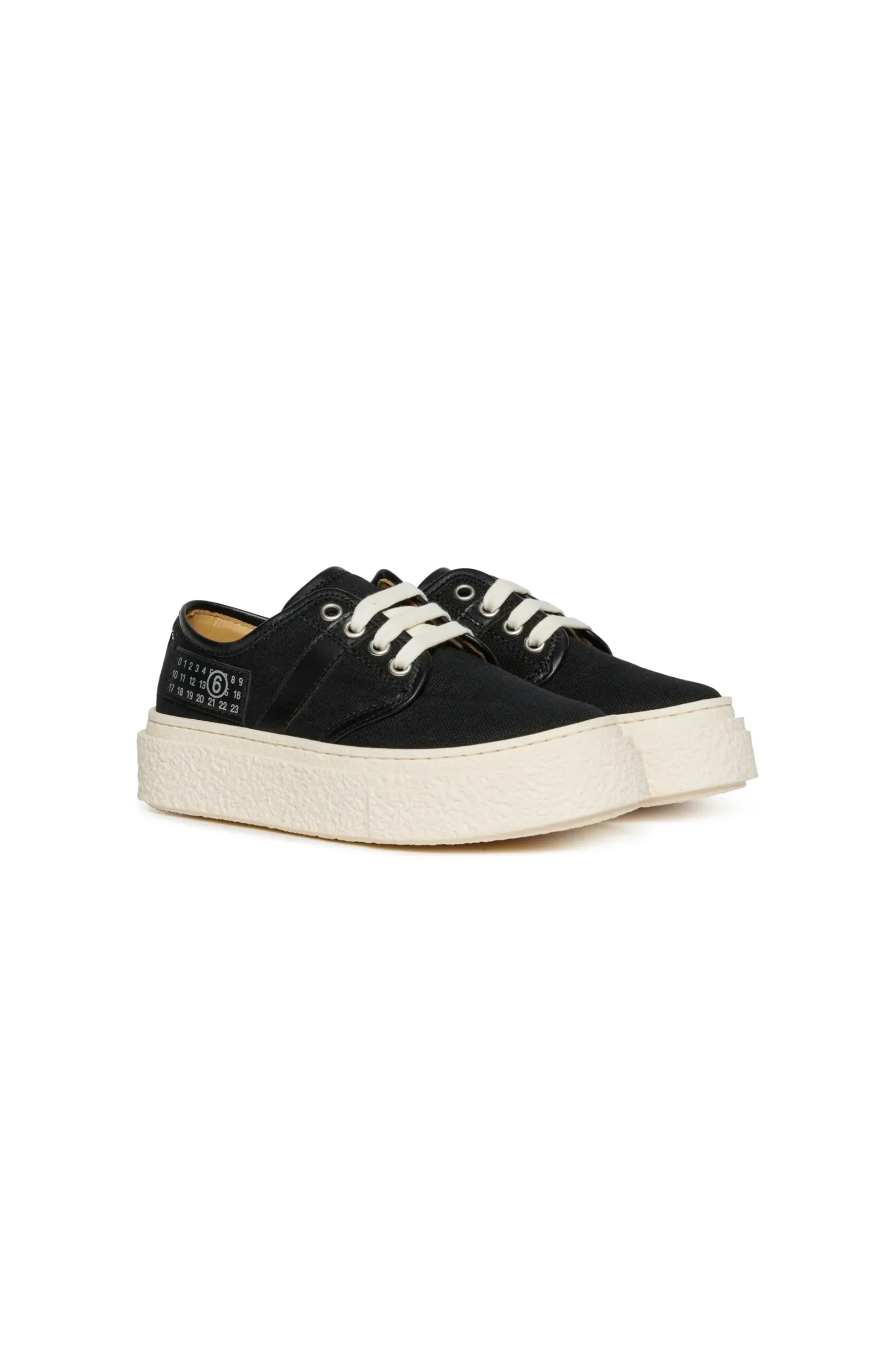 MM6 MAISON MARGIELA Sneakers basse in tela con Numeric logo | Sneakers | Sneakers