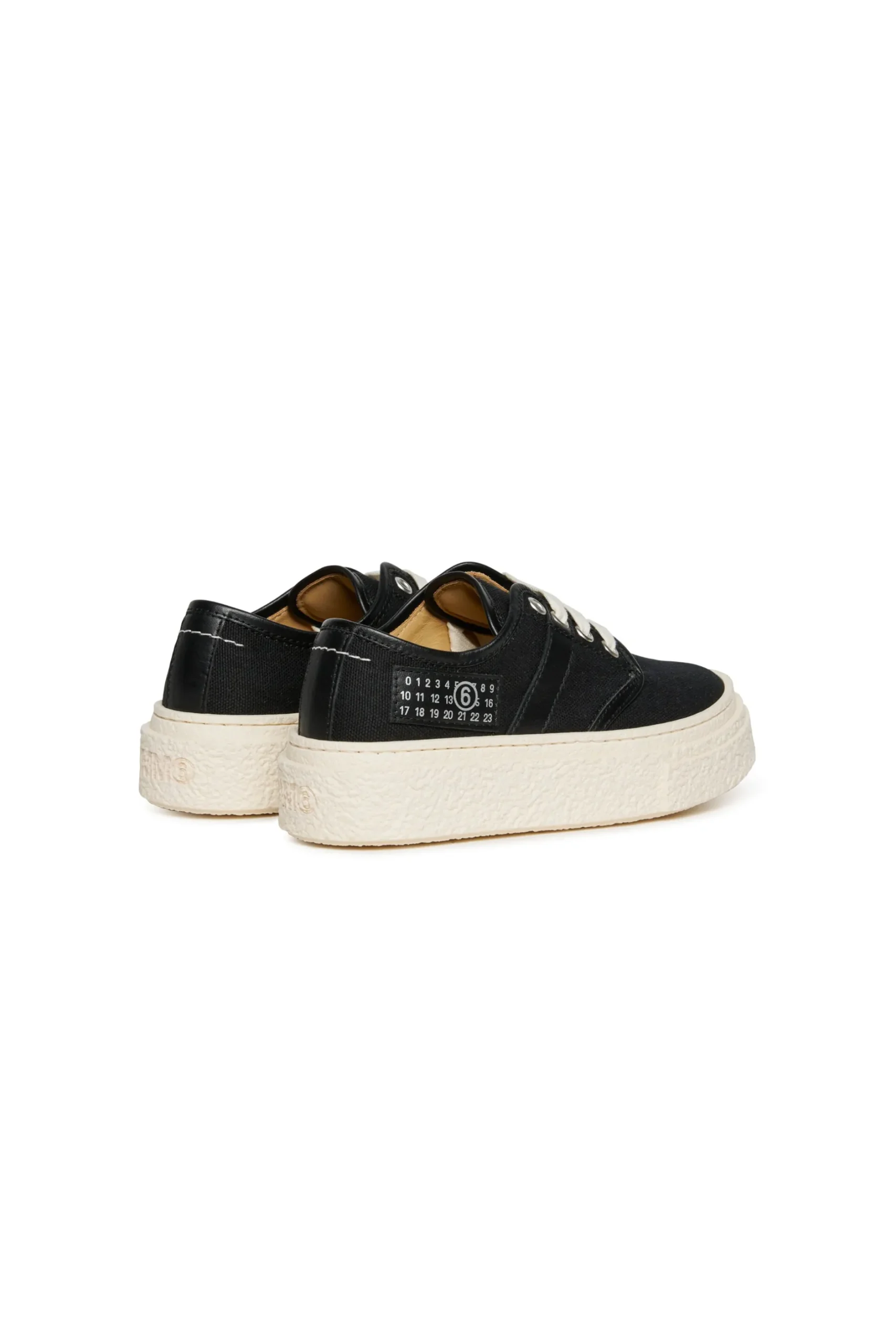 MM6 MAISON MARGIELA Sneakers basse in tela con Numeric logo | Sneakers | Sneakers