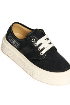 MM6 MAISON MARGIELA Sneakers basse in tela con Numeric logo | Sneakers | Sneakers