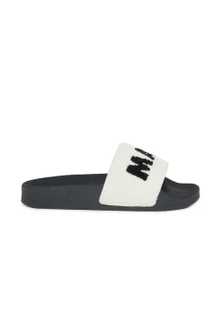 MARNI Sponge slide slippers with maxi logo | Bambino Sandali E Ciabatte | Ciabatte E Sandali