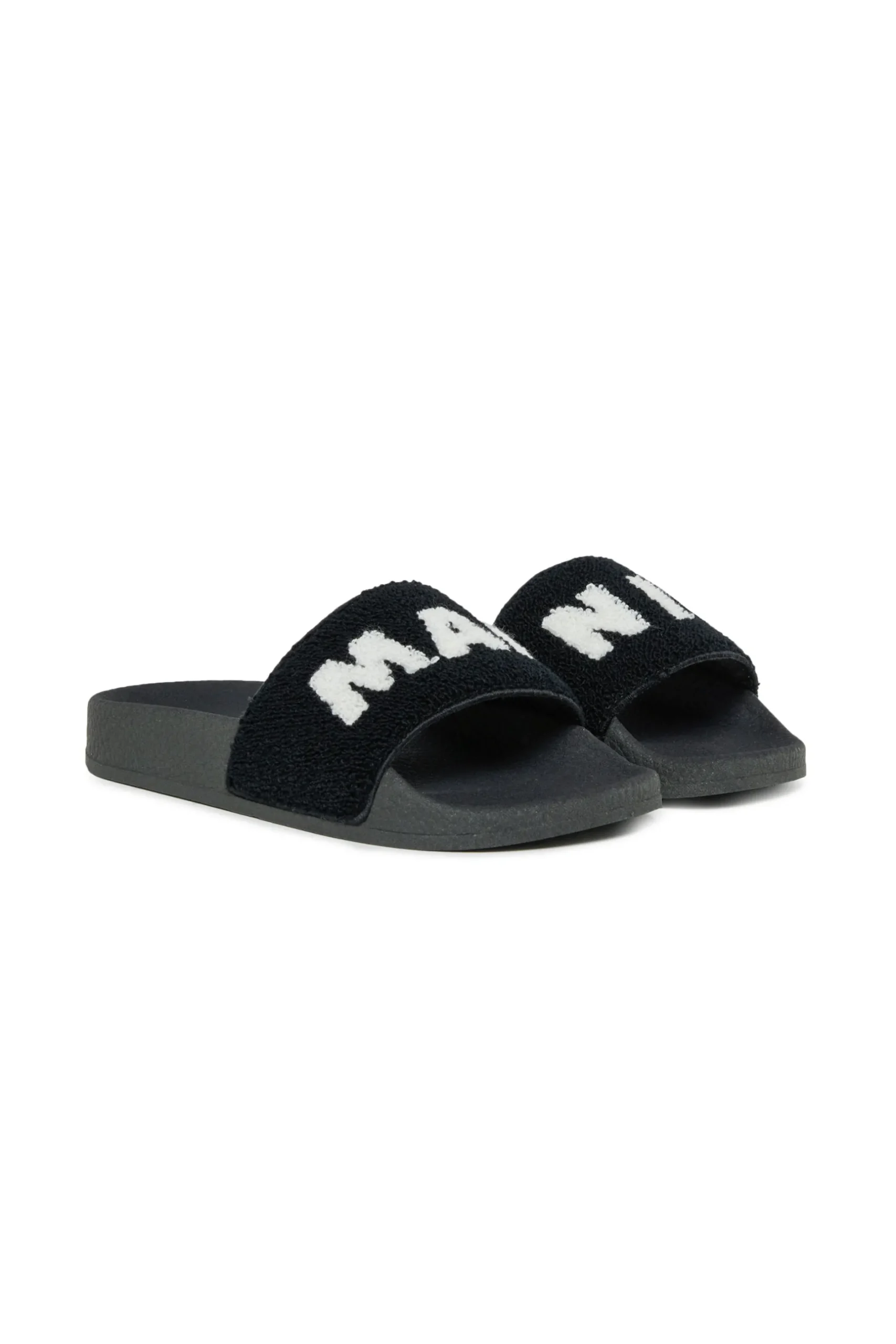 MARNI Sponge slide slippers with maxi logo | Bambino Sandali E Ciabatte | Ciabatte E Sandali