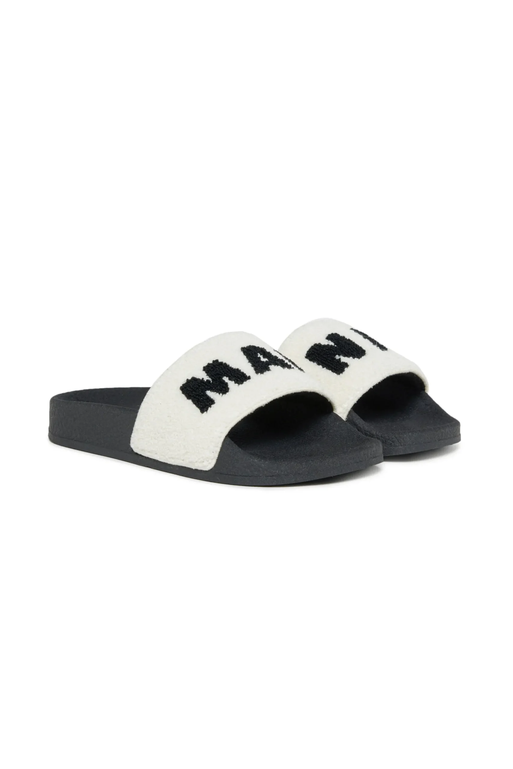 MARNI Sponge slide slippers with maxi logo | Bambino Sandali E Ciabatte | Ciabatte E Sandali