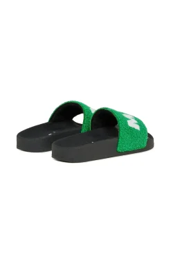 MARNI Sponge slide slippers with maxi logo | Bambino Sandali E Ciabatte | Ciabatte E Sandali