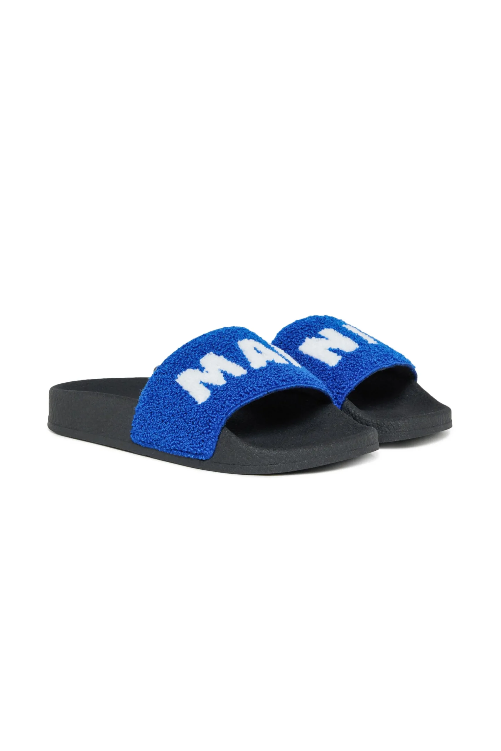 MARNI Sponge slide slippers with maxi logo | Bambino Sandali E Ciabatte | Ciabatte E Sandali