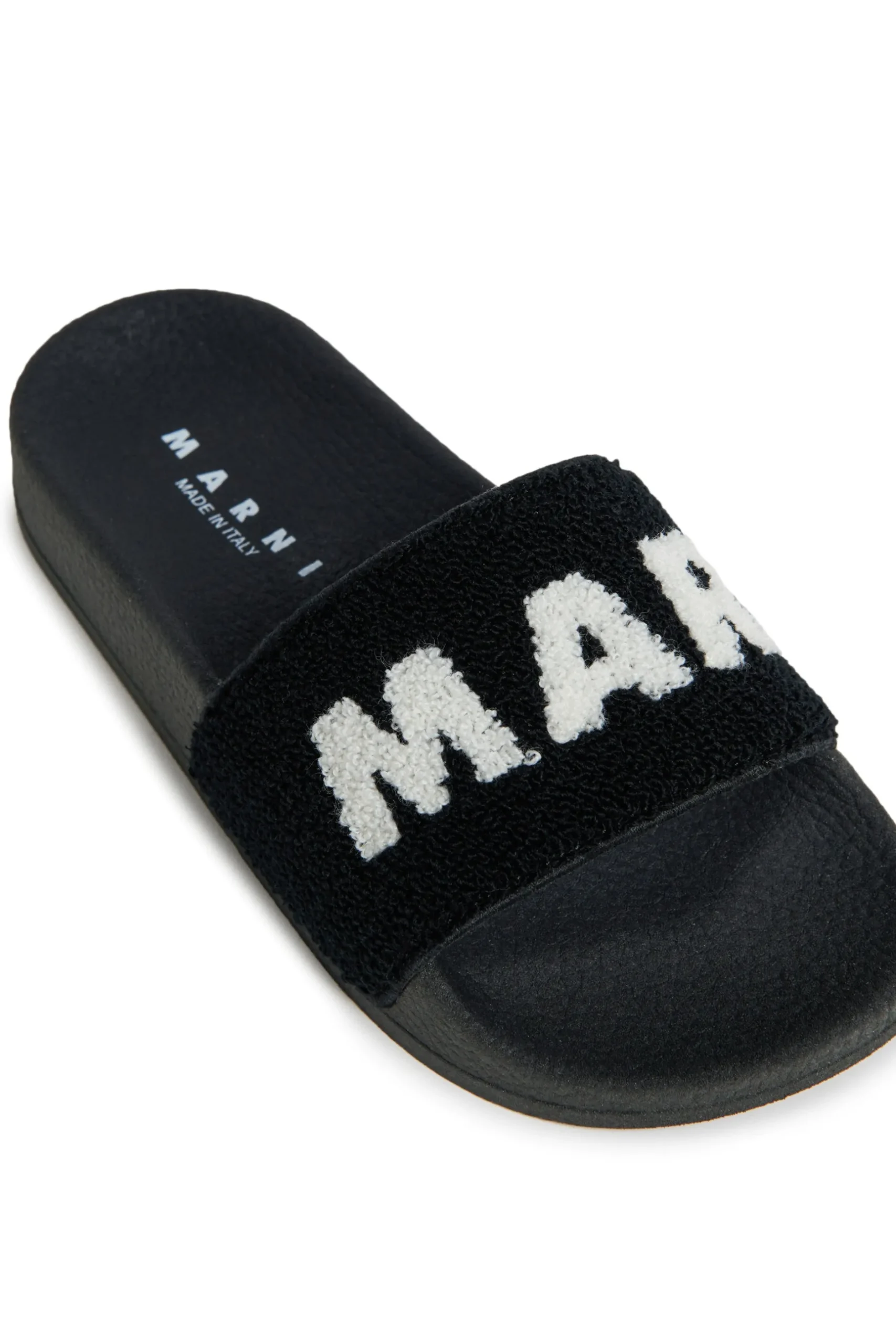MARNI Sponge slide slippers with maxi logo | Bambino Sandali E Ciabatte | Ciabatte E Sandali