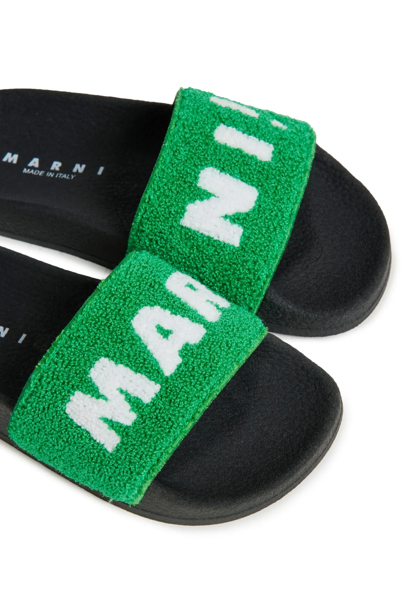 MARNI Sponge slide slippers with maxi logo | Bambino Sandali E Ciabatte | Ciabatte E Sandali