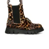 DSQUARED2 Stivali Chelsea in pelle leopardata | Stivali E Anfibi | Anfibi E Stivali