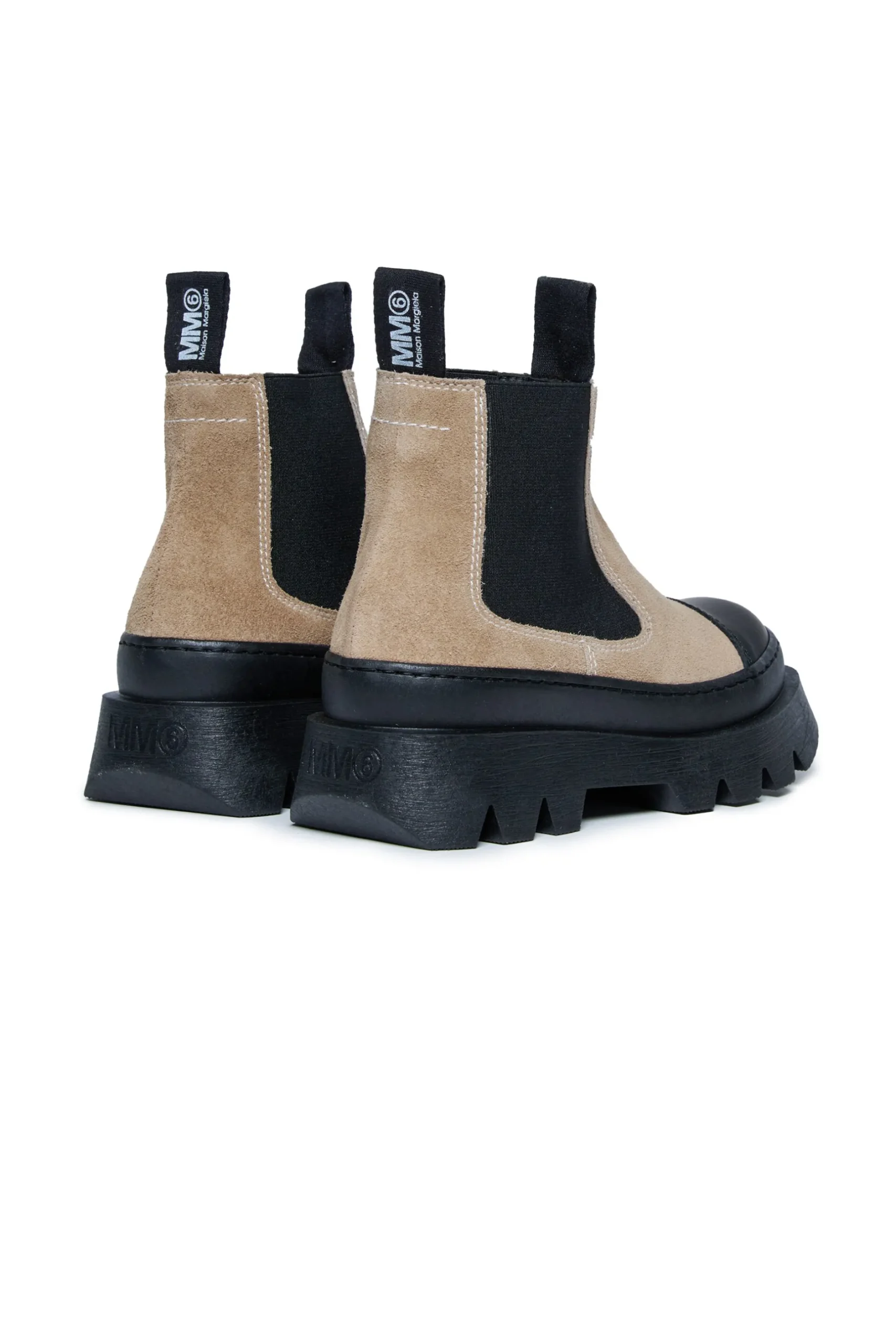MM6 MAISON MARGIELA Stivali Chelsea in pelle scamosciata | Stivali E Anfibi | Anfibi E Stivali