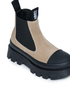 MM6 MAISON MARGIELA Stivali Chelsea in pelle scamosciata | Stivali E Anfibi | Anfibi E Stivali