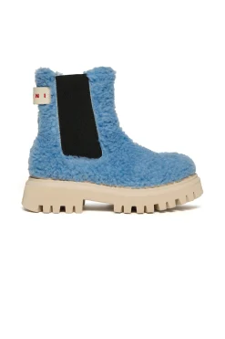 MARNI Stivali Chelsea in teddy | Stivali E Anfibi | Anfibi E Stivali