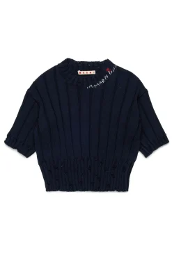 MARNI Top a coste con rotture | Maglieria