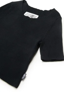 MM6 MAISON MARGIELA Top in maglia a costine | Bambino Maglieria | Maglieria