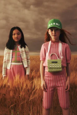MARNI Top in maglia a righe verticali | Maglieria