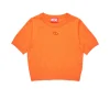 DIESEL Top in maglia rasata con logo Oval D | Bambino Maglieria | Oval D By Diesel