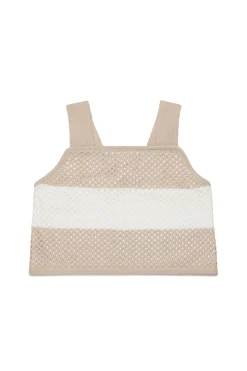 MAX&Co. Top in maglia traforata a righe | Maglieria
