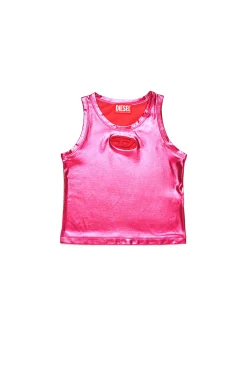 DIESEL Top smanicato con finishing metallizzato | Bambino T-Shirts | Oval D By Diesel