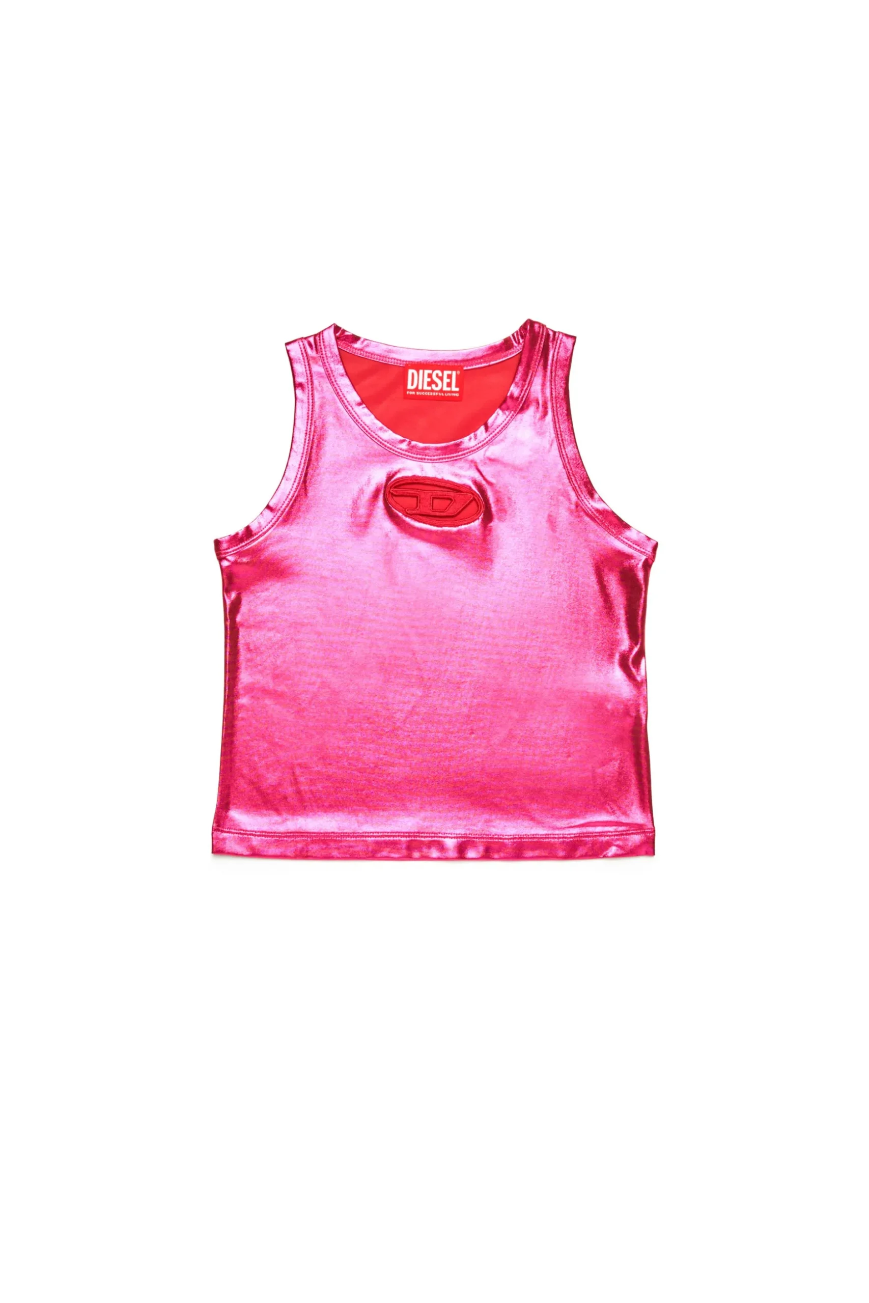 DIESEL Top smanicato con finishing metallizzato | Bambino T-Shirts | Oval D By Diesel