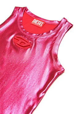 DIESEL Top smanicato con finishing metallizzato | Bambino T-Shirts | Oval D By Diesel