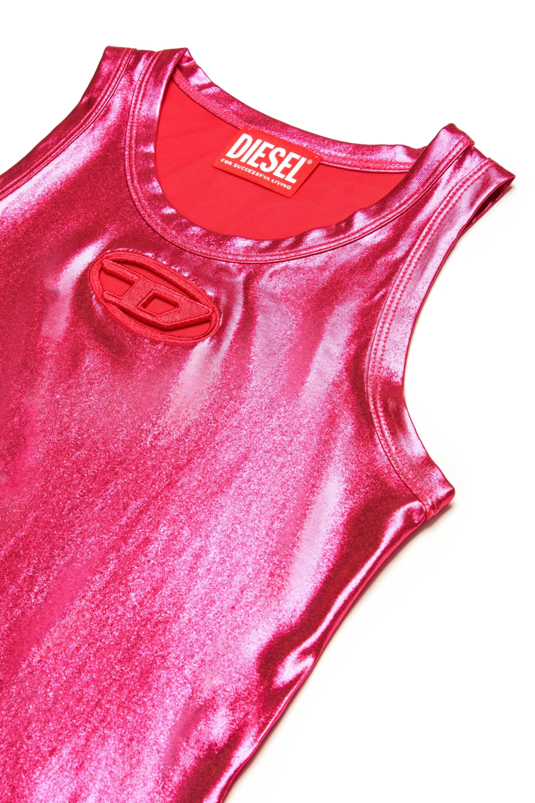 DIESEL Top smanicato con finishing metallizzato | Bambino T-Shirts | Oval D By Diesel