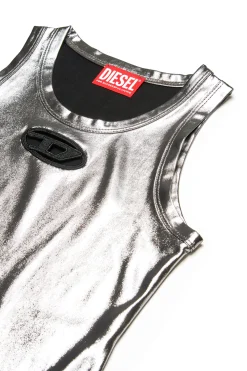 DIESEL Top smanicato con finishing metallizzato | Bambino T-Shirts | Oval D By Diesel