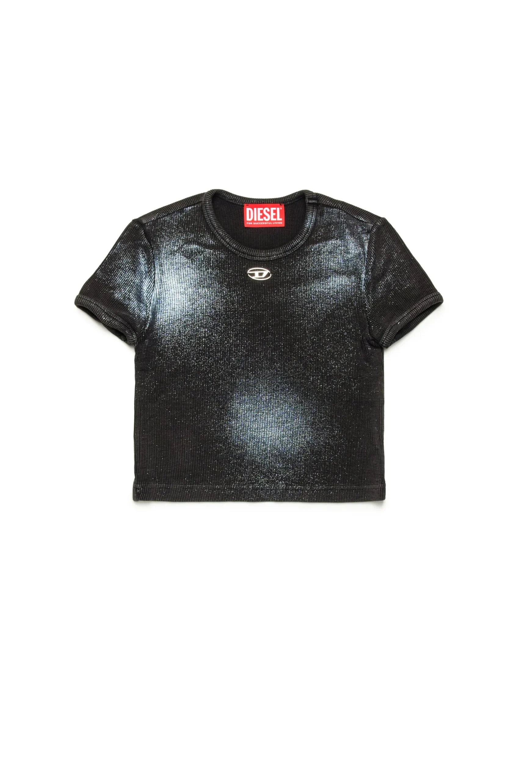 DIESEL T-shirt a costine con finishing mylar | T-Shirts