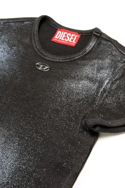 DIESEL T-shirt a costine con finishing mylar | T-Shirts