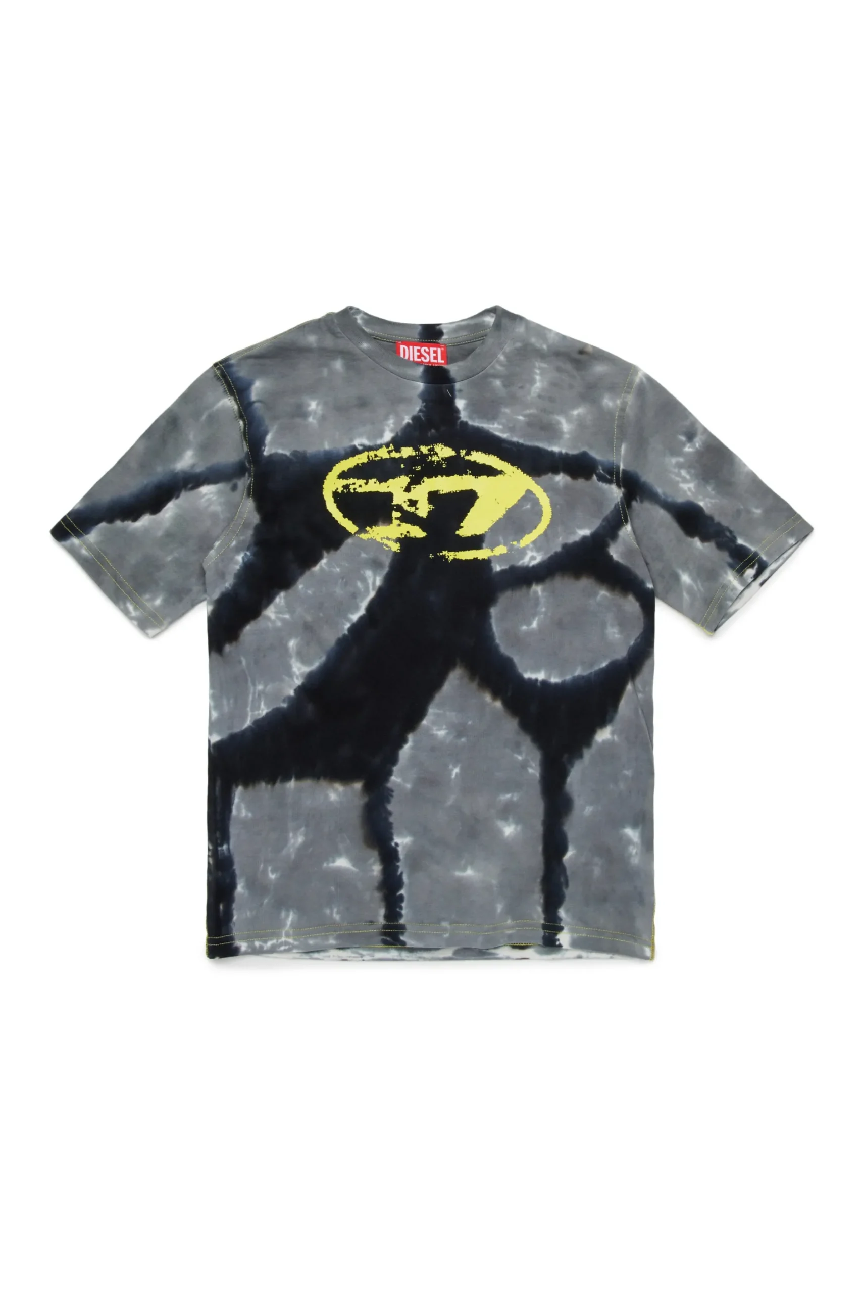 DIESEL T-shirt batik con logo Oval D | Bambino Oval D By Diesel | Oval D By Diesel