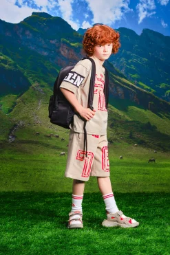 DIESEL T-shirt colorblock con grafica college | Bambino Activewear | Activewear