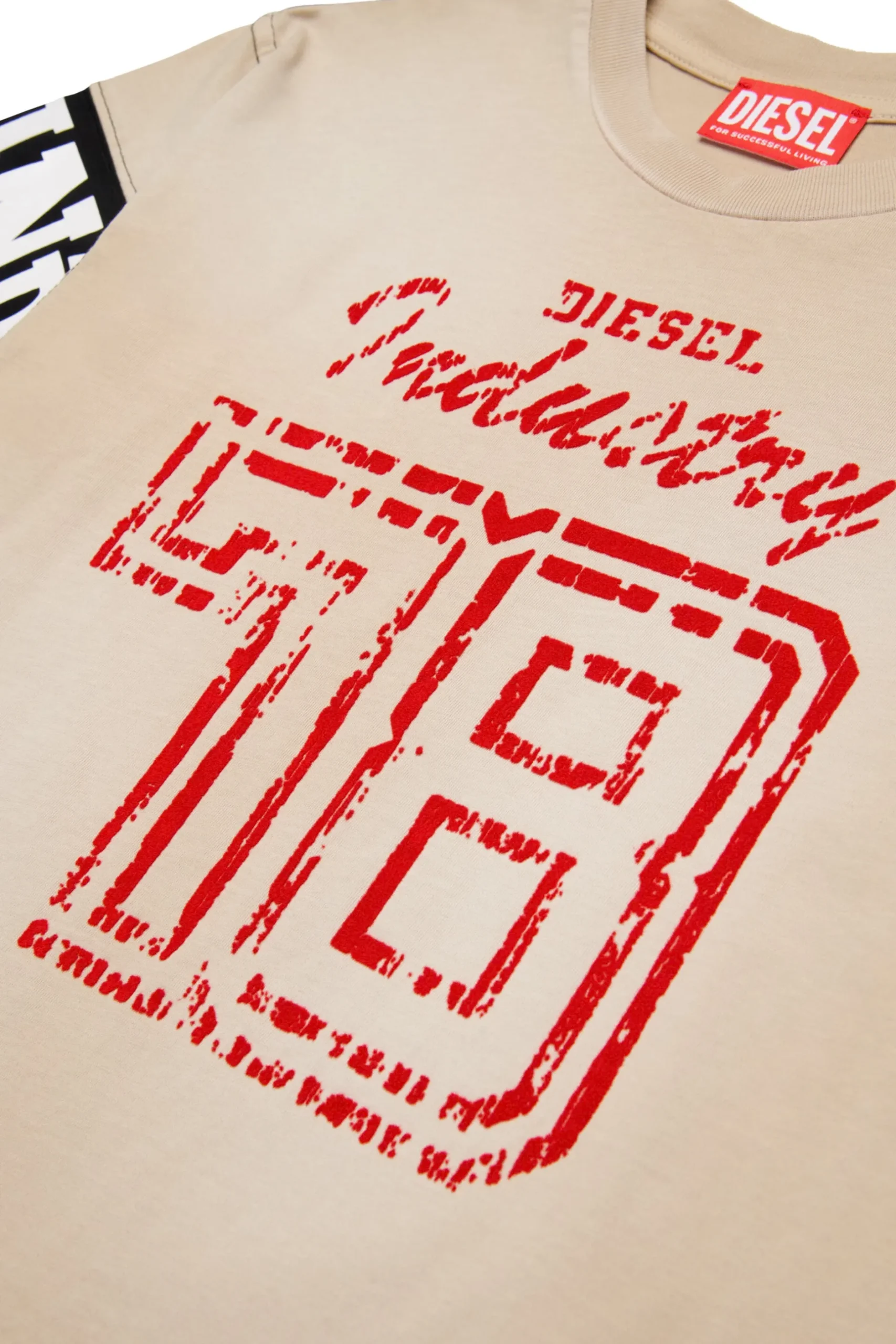 DIESEL T-shirt colorblock con grafica college | Bambino Activewear | Activewear