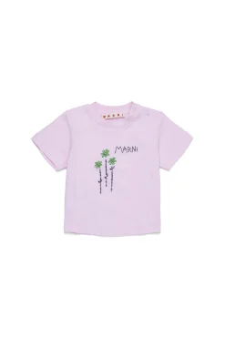 MARNI T-shirt con fiorellini ricamati | T-Shirt