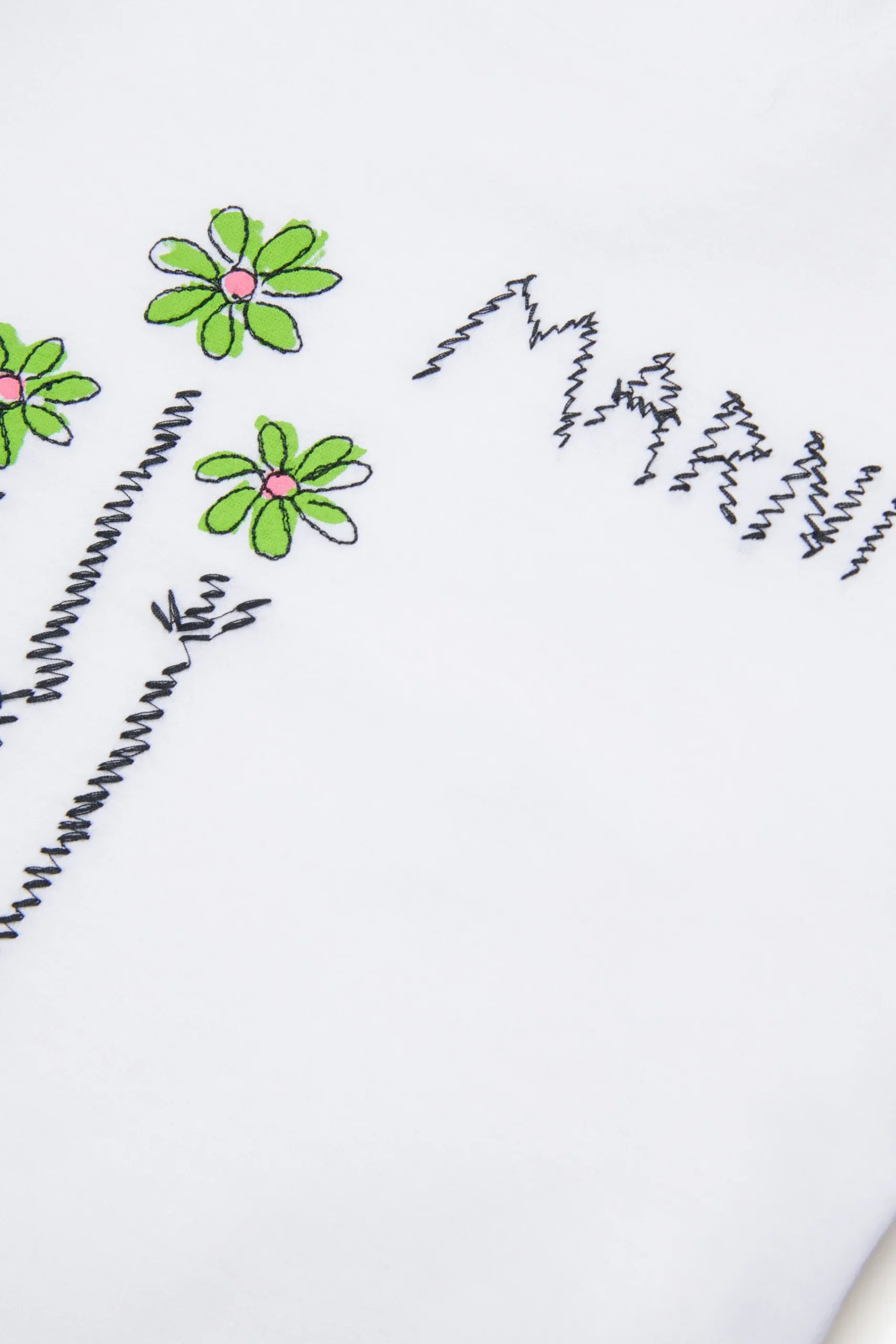 MARNI T-shirt con fiorellini ricamati | T-Shirt