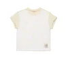 N°21 T-shirt con fiori in organza ricamata | T-Shirts