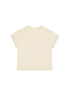 N°21 T-shirt con fiori in organza ricamata | T-Shirts