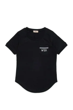N°21 T-shirt con fondo arrotondato | T-Shirts