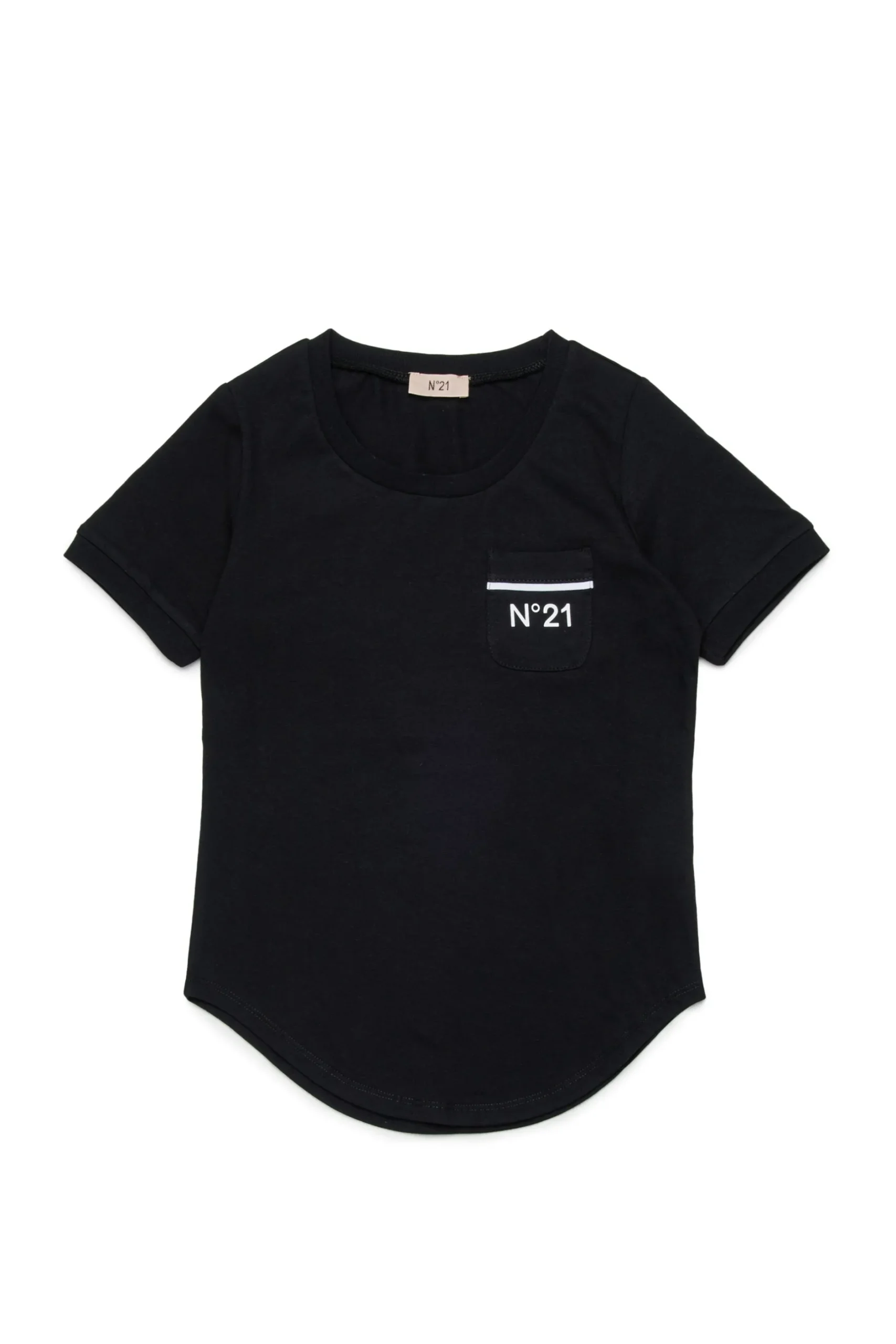 N°21 T-shirt con fondo arrotondato | T-Shirts