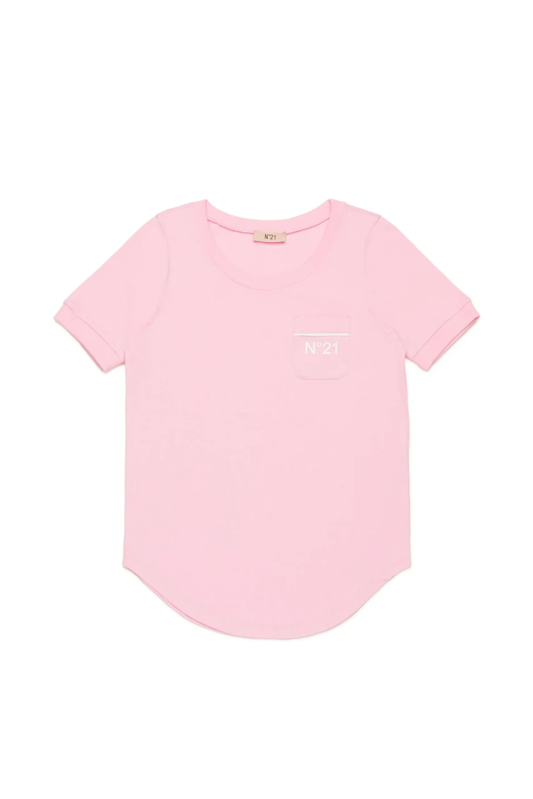 N°21 T-shirt con fondo arrotondato | T-Shirts
