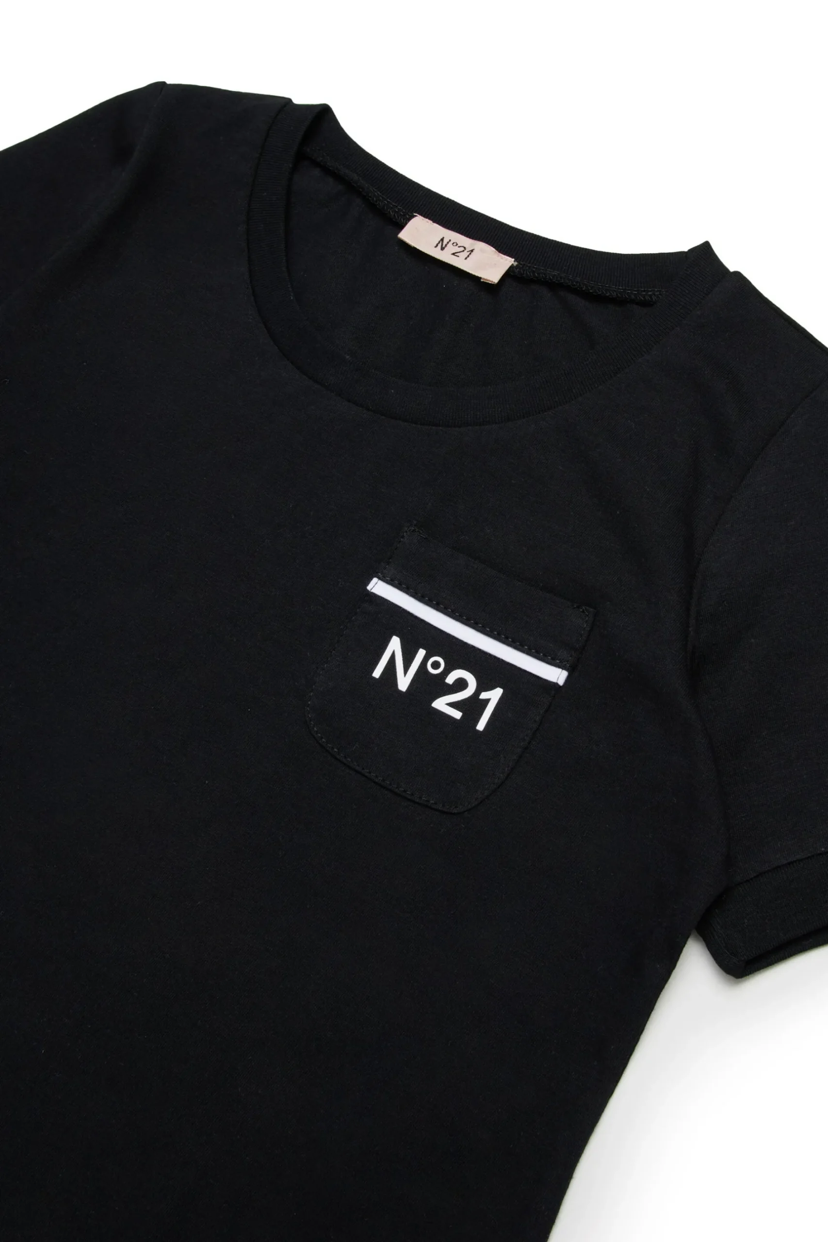 N°21 T-shirt con fondo arrotondato | T-Shirts