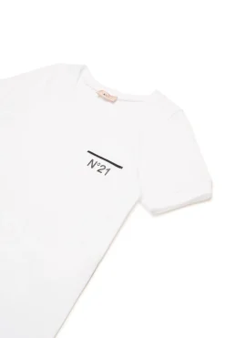 N°21 T-shirt con fondo arrotondato | T-Shirts