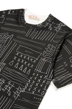 MARNI T-shirt con grafica Black Board | Bambino T-Shirts | T-Shirts